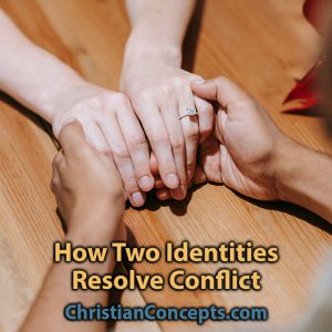How Two Identities Resolve Conflict
