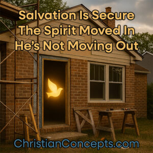 Salvation Is Secure The Spirit Moved In—He’s Not Moving Out